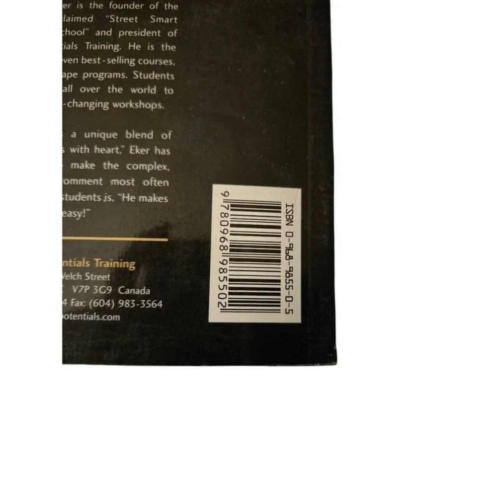 Speedwealth Book T. Harv Eker How to make a million in 3 years/ Business‎ New